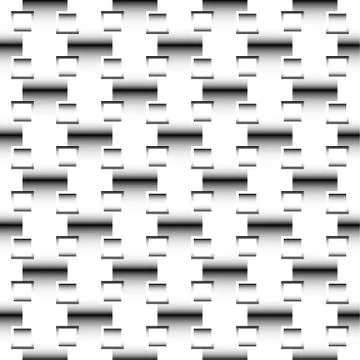 Squares abstract geometric pattern. Grayscale, seamlessly repeatable checkere イラスト素材