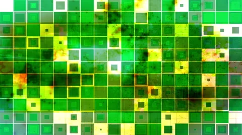 Squares abstract loop green X2N Stock Footage 57469163