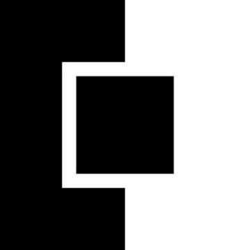 Squares abstract pattern. Monochrome, seamlessly repeatable checkered pattern Illustrazione stock