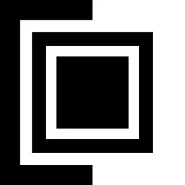 Squares abstract pattern. Monochrome, seamlessly repeatable checkered pattern イラスト素材