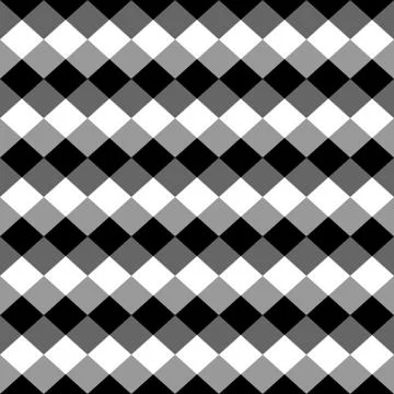 Squares abstract repeatable geometric monochrome (grayscale) pattern, texture Stockillustratie
