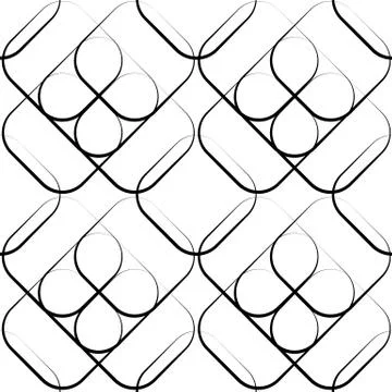 Squares abstract repeatable geometric pattern. monochrome background イラスト素材