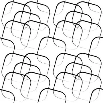 Squares abstract repeatable geometric pattern. monochrome background Illustrazione stock