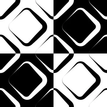 Squares abstract repeatable geometric pattern. monochrome background Stock Illustration