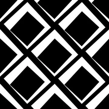 Squares abstract repeatable geometric pattern. monochrome background Illustrazione stock