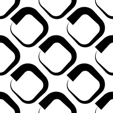 Squares abstract repeatable geometric pattern. monochrome background Stock Illustration