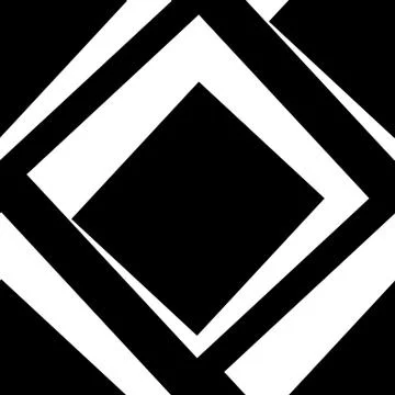 Squares abstract repeatable geometric pattern. monochrome background Illustrazione stock