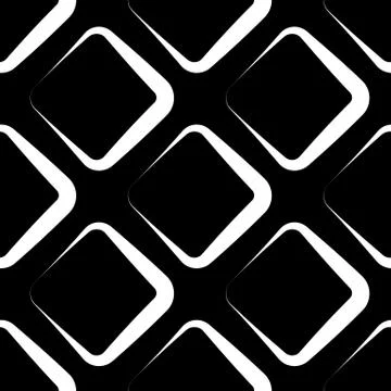 Squares abstract repeatable geometric pattern. monochrome background Stock Illustration