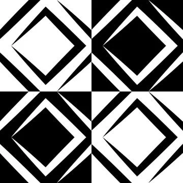 Squares abstract repeatable geometric pattern. monochrome background Stockillustratie