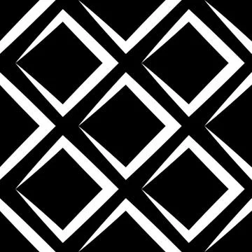 Squares abstract repeatable geometric pattern. monochrome background Stock Illustration