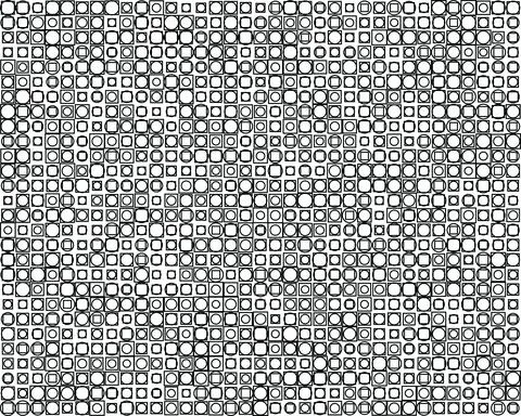 Squares and circles, seamless Stock Illustration