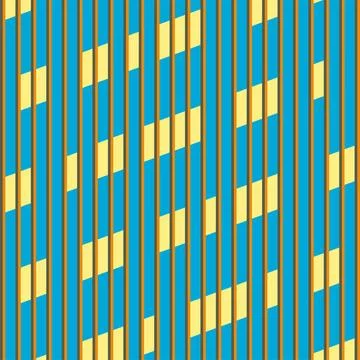 Squares and Geometric Shapes Pattern Retro Squares and Geometric Colored S... Stock Photos