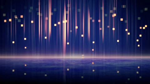 Squares and lines with reflections loop Stock Footage 34302400