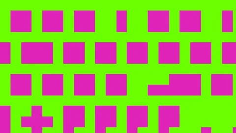 Squares and rectangles change their shape Stock Footage 272889082