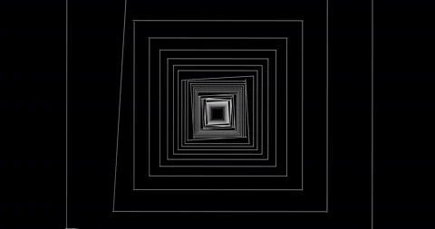 Squares black and white lines. Stock Footage 155333354