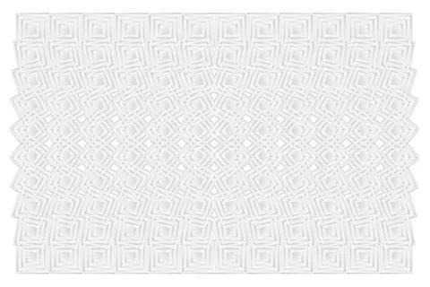 Squares Concept Background square concept illusion isolated on white backg... Foto stock