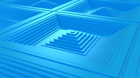 Squares Formed A Wave Stock Footage 116717883