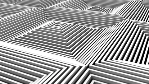 Squares Formed A Wave Stock Footage 118964051