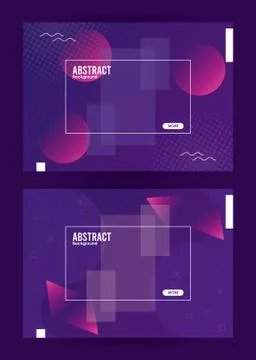 Squares frames colorfull abstract background template Illustrazione stock