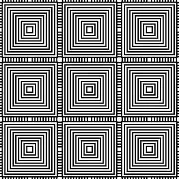 Squares Geometric Repeatable Background, Pattern. Stock Illustration