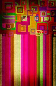 Squares on the grunge Stock Photos