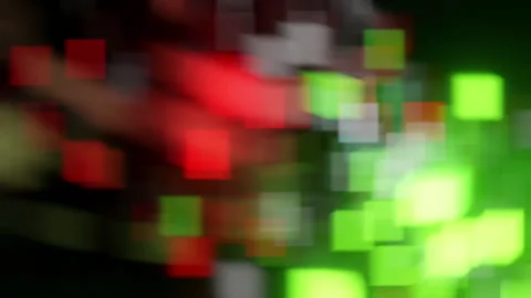 Squares Lens Bokeh Stock Footage 221256455