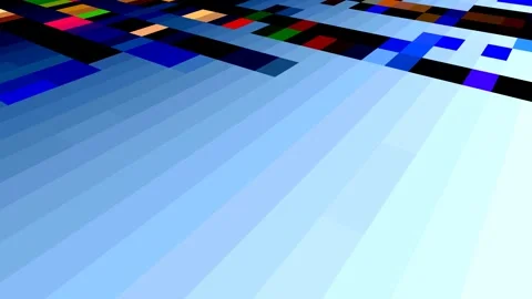 Squares Motion Graphic Shifting Square Pattern in 3D Space Stock Footage 300736148