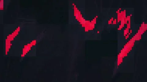 Squares PIXELS illustration Illustrazione stock