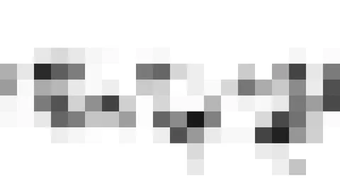 Squares random appearance. Screen transformation. Video stock 71007793