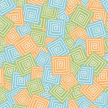 Squares seamless pattern Stock Illustration
