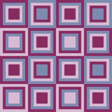 Squares seamless pattern lilac colors Illustrazione stock