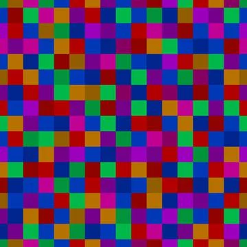 Squares seamless pattern.  Pixels. Square mosaic. Stock Illustration