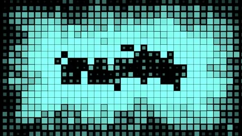 Squares shapes loops Motion with abstract background. Stock Footage 286145242
