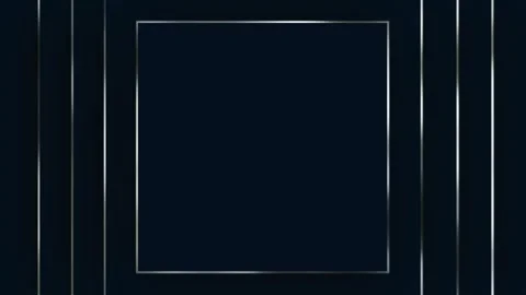 Squares with a silver border appear on a dark blue background, in the center Stock Footage 266931539