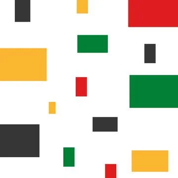 Squares small and large with color Stock Illustration