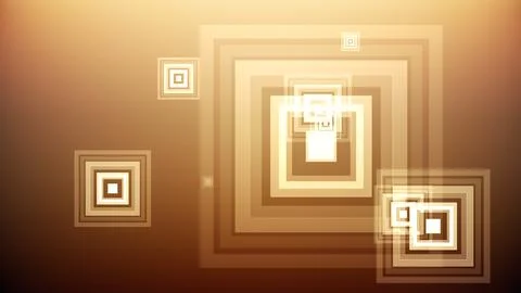 Squares spring up on a colorful background 스톡 일러스트