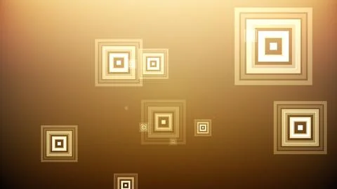 Squares spring up on a colorful background 스톡 일러스트