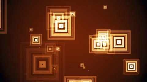 Squares spring up on a colorful background 스톡 일러스트