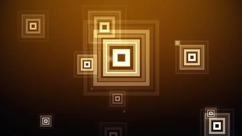 Squares spring up on a colorful background 스톡 일러스트