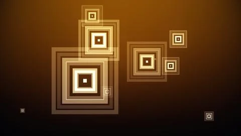 Squares spring up on a colorful background 스톡 일러스트