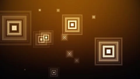 Squares spring up on a colorful background 스톡 일러스트