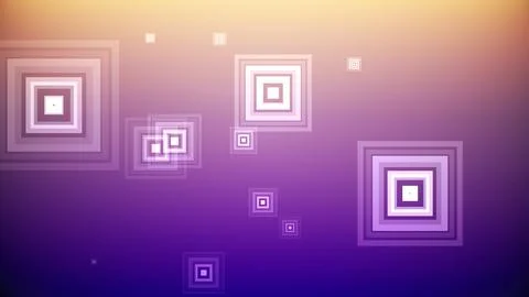Squares spring up on a colorful background 스톡 일러스트