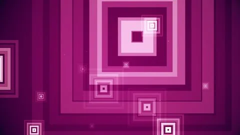 Squares spring up on a colorful background Stockillustratie
