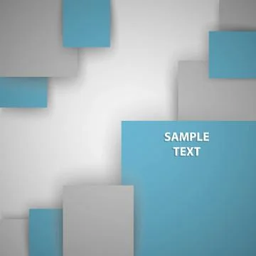 Squares vector illustration with a place for your text. Illustrazione stock