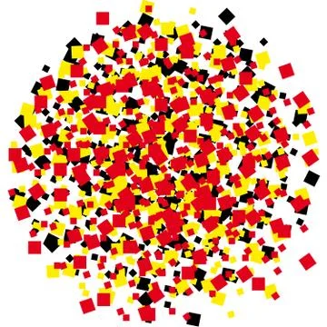 Squares on white background Stock Illustration