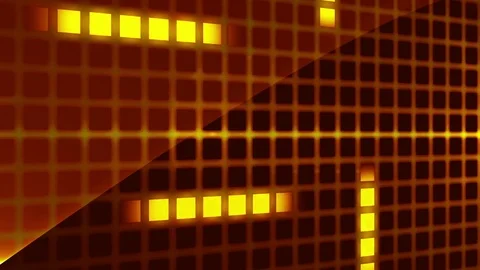 Squares_background with light_LOOP 4K GOLDEN Stock Footage 77513775