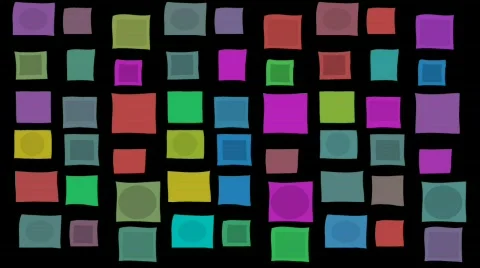 SquaresRandom_loop Stock Footage 508806