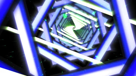 SquareTunnel Stock Footage 34171153