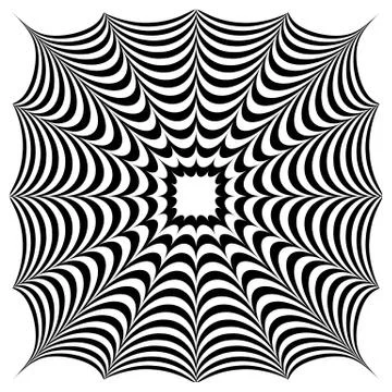 Squarish geometric abstract shape. Stock Illustration