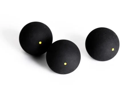 Squash balls isolated Stock Photos
